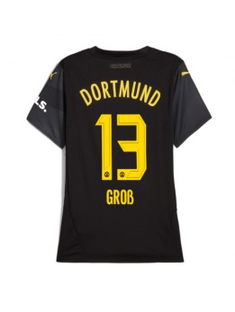 Borussia Dortmund Pascal Gross #13 Replika Borta Kläder Dam 2024-25 Kortärmad